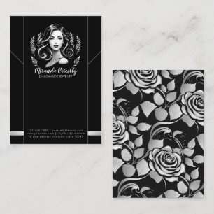 Carte De Rendez-vous Maquillage Artiste Hair Styliste Moderne Collier A