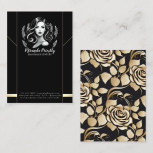 Carte De Rendez-vous Maquillage Artiste Hair Styliste Moderne Collier A