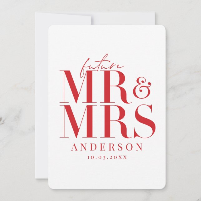 Carte de rendez-vous moderne avec typographie grap (Devant)