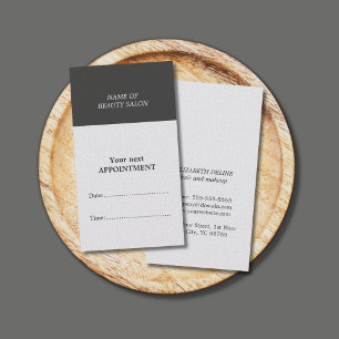 Carte de rendez-vous moderne Simple Beauty Salon