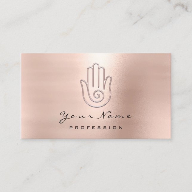 Carte de rendez-vous Namaste Joga Reflexology Reik (Devant)