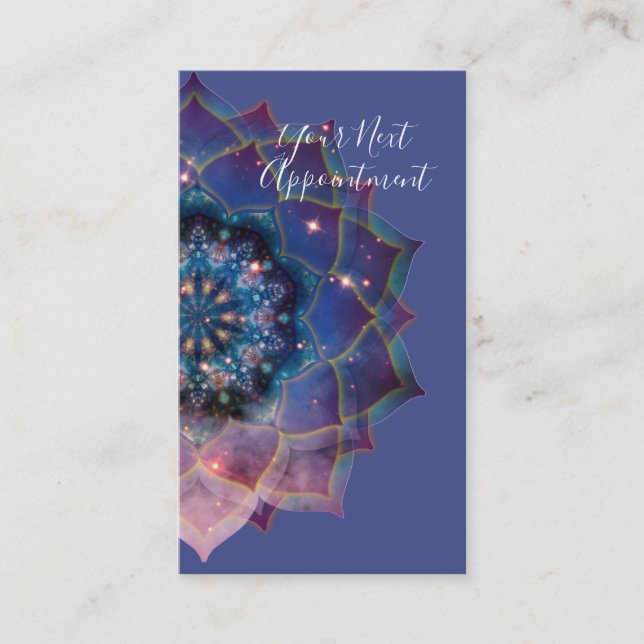 Carte De Rendez-vous Nebula Bloom | Mandala (Devant)