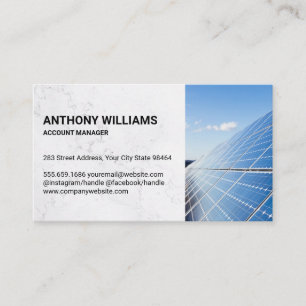 Carte De Rendez-vous Panneaux solaires