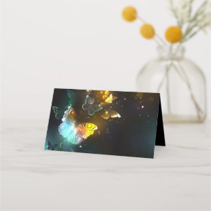 Carte De Rendez-vous Papillon lumineux et papillons de nuit