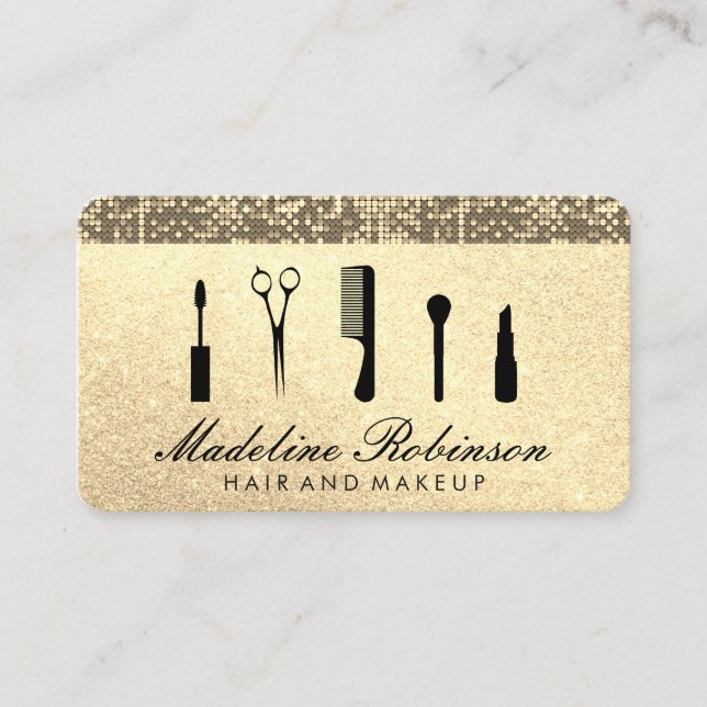 Carte De Rendez-vous Parties scintillant et sélection (Devant)