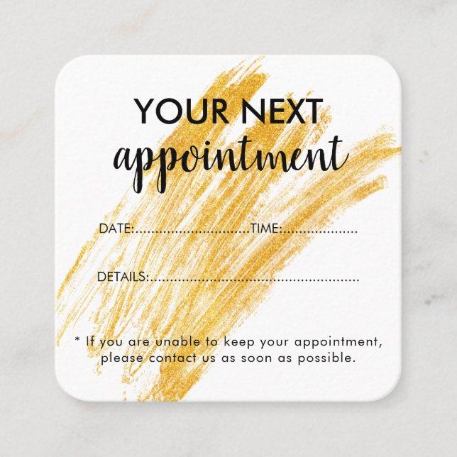 Carte De Rendez-vous Parties scintillant moderne élégante à vague (Devant)