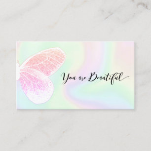 Carte De Rendez-vous Parties scintillant Papillon Holographique Salon R