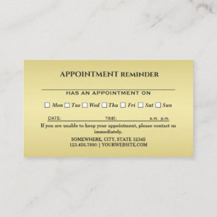 Carte De Rendez-vous Paw chien brillant or sur le service de grossissem