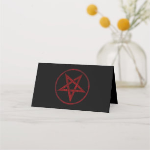 Carte De Rendez-vous Pentagram Red Devil