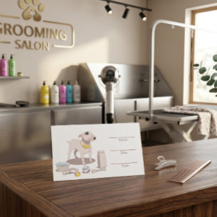 Carte de rendez-vous personnalisable pour salon de