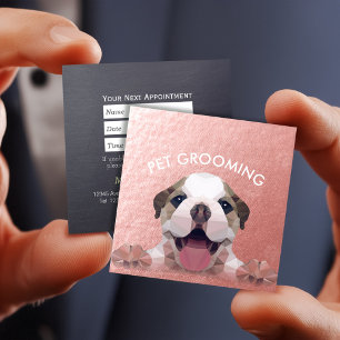 Carte De Rendez-vous Petit Pog Chien Soins pour animaux de compagnie Gr