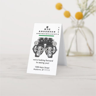 Carte de rendez-vous Phoropter, spécialiste en soi