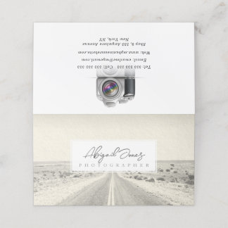 Carte De Rendez-vous Photographe Photographie Graphiste Concepteur Médi