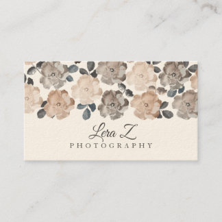 Carte De Rendez-vous Photographe Rose Styliste Artiste