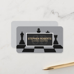 Carte De Rendez-vous Pièces d'échecs Jeux de société