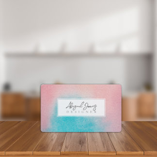 Carte De Rendez-vous Pink Sky Artist Aquarelle Ciel magnifique profil