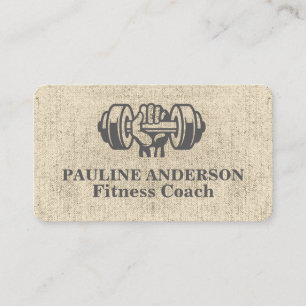 Carte De Rendez-vous Poignée de la main   Fitness