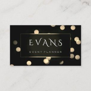 Carte De Rendez-vous Points d'or du Wedding planner de l'événement enca