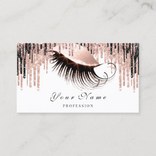 Carte de rendez-vous pour l'artiste maquillage Ros