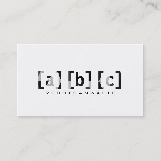 Carte De Rendez-vous professionnel moderne (Devant)