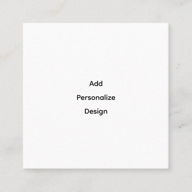 Carte de rendez-vous professionnelle 2,5" x 2,5" à (Devant)