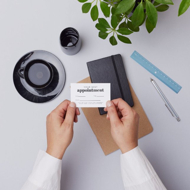 Carte de rendez-vous professionnelle personnalisée (Créateur téléchargé)