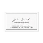 Psychologue inscrit Nomination simple encadrée