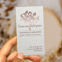 Psychologue Rose Gold Tree Linen Nomination