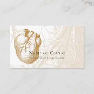 Carte De Rendez-vous Rappel humain de cardiologue de coeur d'anatomie