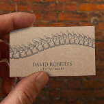 Carte De Rendez-vous Régler la colonne vertébrale Chiropraticien Thérap<br><div class="desc">Chiropractic Spine Chiropractor Thérapiste Vintage Kraft Cartes de rendez-vous.</div>