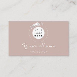 Carte De Rendez-vous Rose de maquillage professionnel Lavage de cheveux