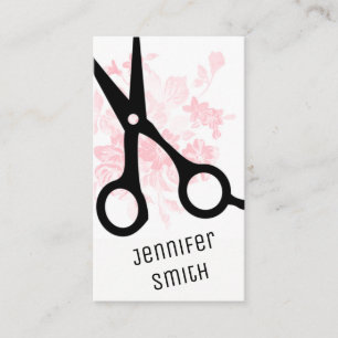 Carte De Rendez-vous rose moderne chic de coiffeur de styliste en