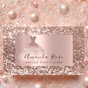 Carte De Rendez-vous Rose Spark Mariage Événement Planificateur Mode Bl