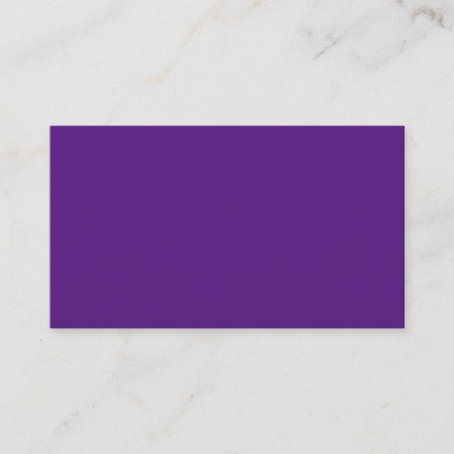 Carte De Rendez-vous Royal Purple #52187E, Grayish Purple (Devant)