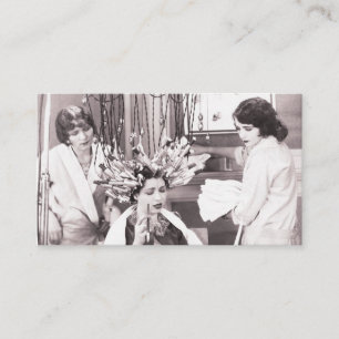 Carte De Rendez-vous Salon de coiffure rétro