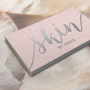 Carte De Rendez-vous Salon de soins de la peau Spa Esthéticienne Rose R