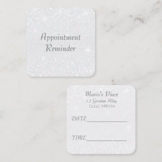 Carte de rendez-vous Salon Neutre Simple Étincelle