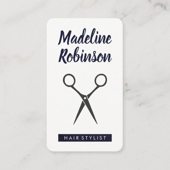 Carte De Rendez-vous Salon Shears (Gris) (Devant)
