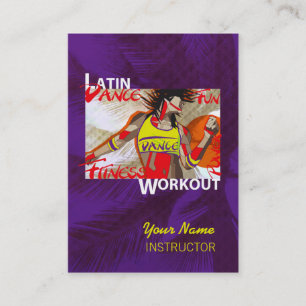 Carte De Rendez-vous SÉANCE D'ENTRAÎNEMENT LATINE de DANSE - affaires