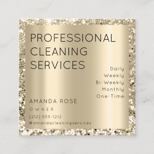 Carte De Rendez-vous Service de nettoyage professionnel Résidence Maid  (Devant)