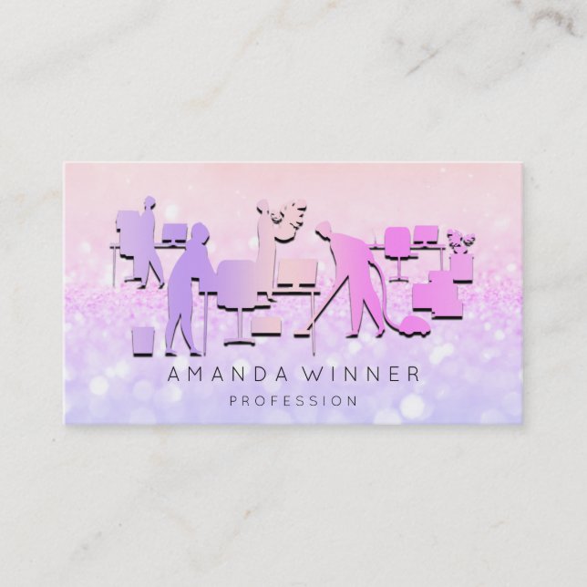 CARTE DE RENDEZ-VOUS SERVICES DE NETTOYAGE REMOVALS ET STOCKAGE MAISON (Devant)