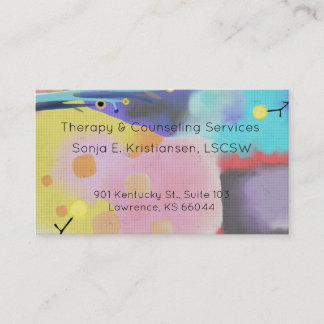 Carte De Rendez-vous Services de thérapie et de conseil