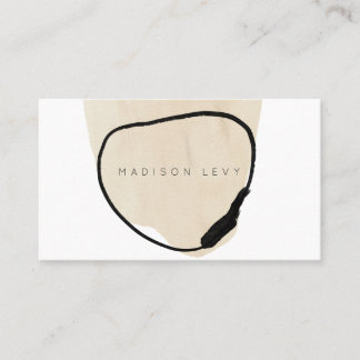 Carte De Rendez-vous Simple Moderne Abstrait Artisan Business