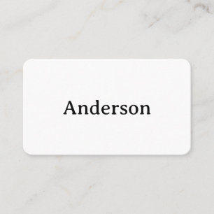 Carte De Rendez-vous Simple Professional Arrondi 3,5" x 2,0" Plat