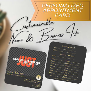 Carte De Rendez-vous "Soyez curieux" Good Vibes Business Consultant