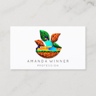 Carte De Rendez-vous Spa de massage Wellness Parties scintillant Logo L