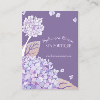 Carte de rendez-vous Spa Lush Hydrangeas