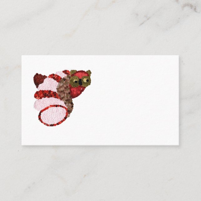 Carte de rendez-vous standard Owl (Devant)