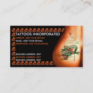 Carte De Rendez-vous Studio de tatouage
