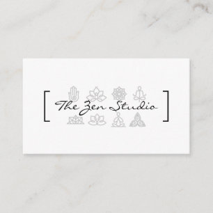 Carte De Rendez-vous Studio Zen Méditation Studio Yoga